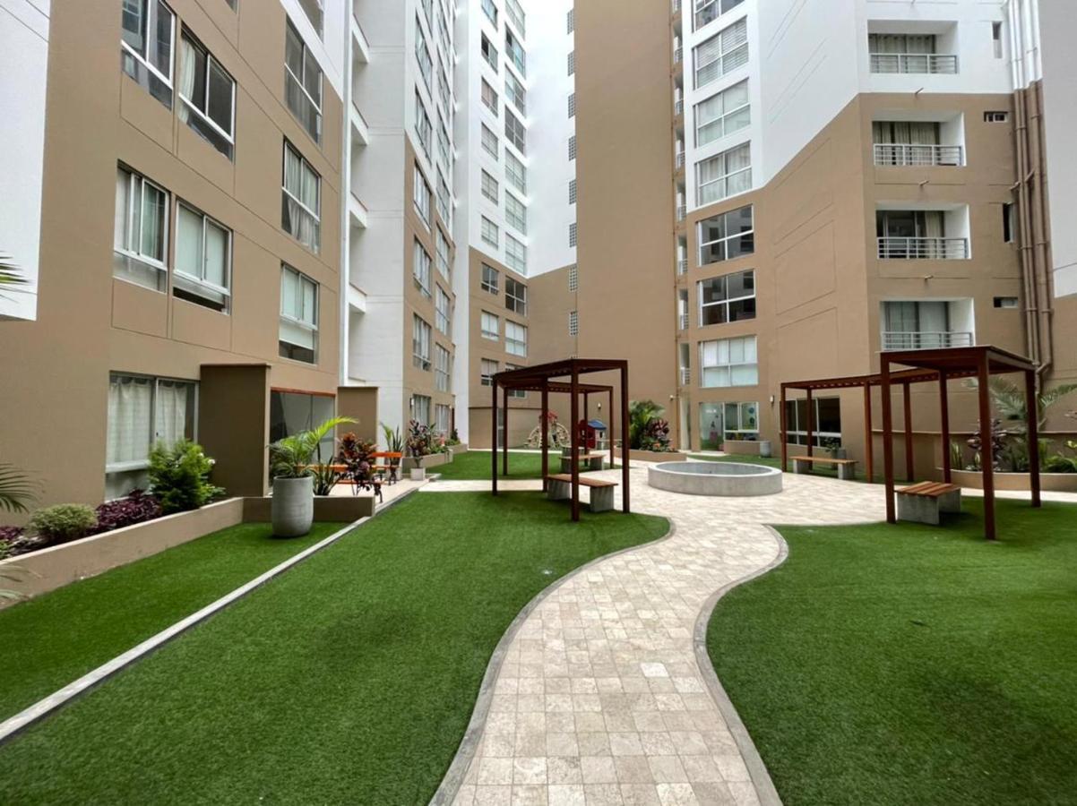 Hermosa Habitacion Privada En Edificio De Estreno Frente Al Metro リマ エクステリア 写真